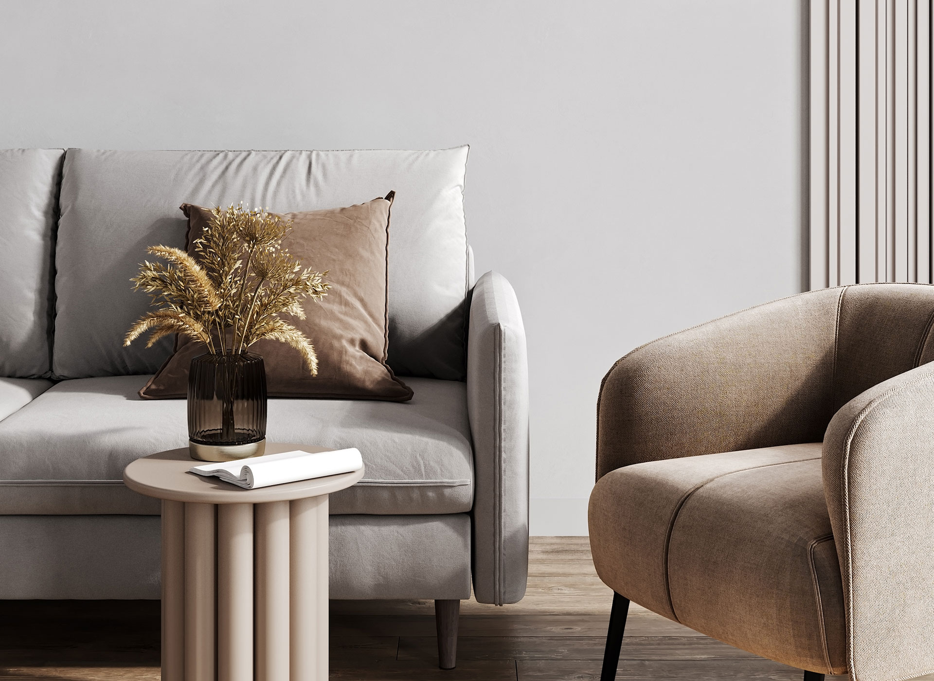 Plan your living room with a mood board